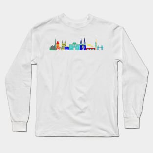 Prague buildings Long Sleeve T-Shirt